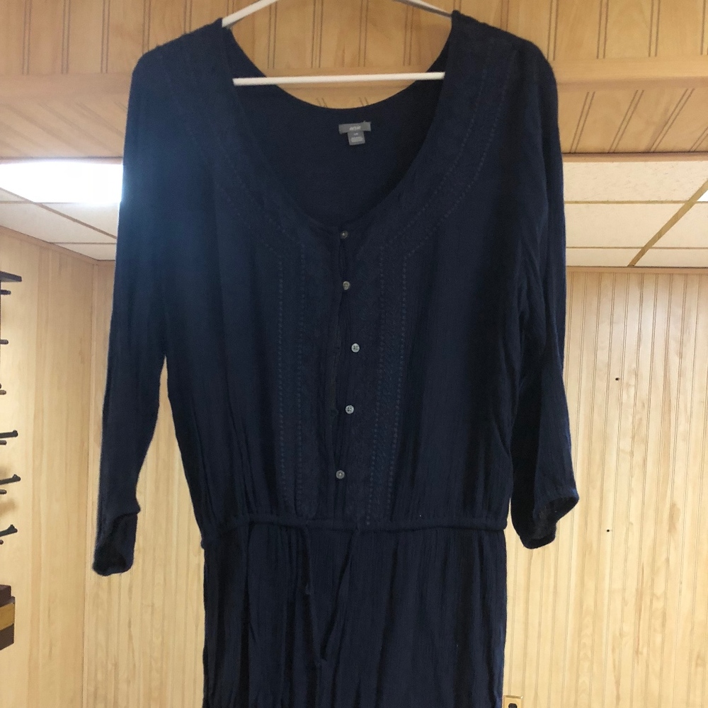 Blue Romper long sleeves